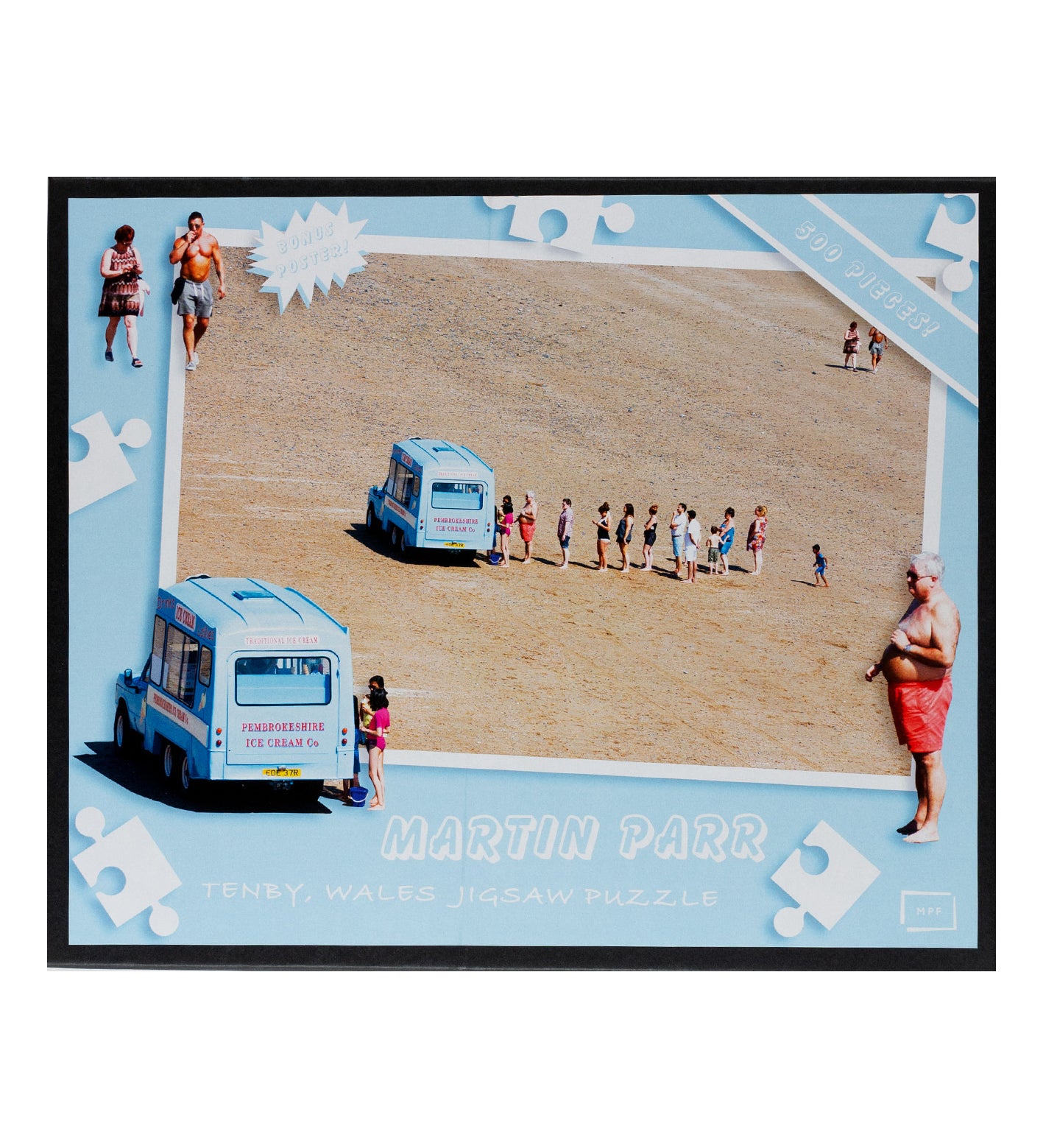 Martin Parr: Tenby Beach Ice Cream Truck Jigsaw Puzzle