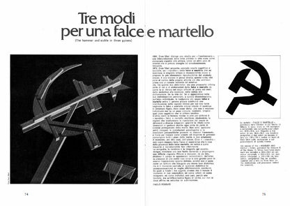 Enzo Mari: Falce e martello / The Hammer and Sickle