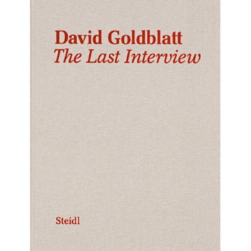 David Goldblatt: The Last Interview